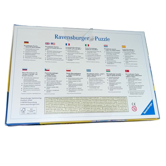 RAVENSBURGER colorful Horse 60 Piece puzzle rainbow floral - Picture 2 of 2